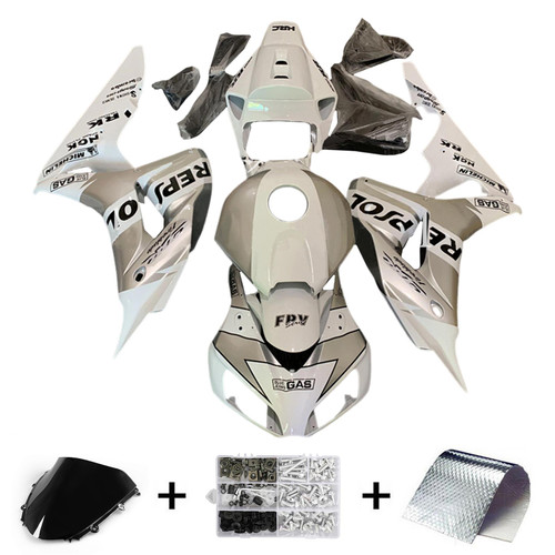 2006-2007 Honda CBR1000RR Injection Fairing Kit Bodywork Plastic ABS Amotopart Fairing #209
