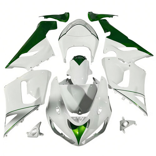 2005-2006 Kawasaki ZX6R 636 ZX 6R Injection Fairing Kit Bodywork Plastic ABS Amotopart Fairing #033