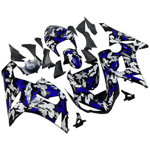 Injection Fairing Kit Bodywork Plastic ABS fit For Kawasaki ZX6R 636 2005-2006