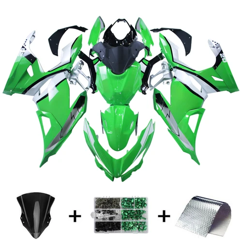 2018-2024 Kawasaki EX400 Ninja400 Injection Fairing Kit Bodywork Plastic ABS Amotopart Fairing #127