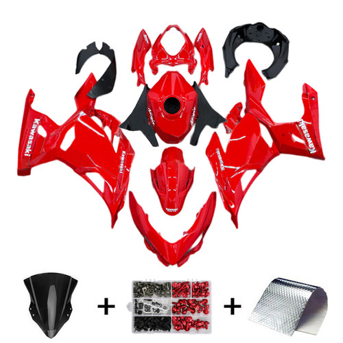 2018-2024 Kawasaki EX400 Ninja400 Injection Fairing Kit Bodywork Plastic ABS Amotopart Fairing #147