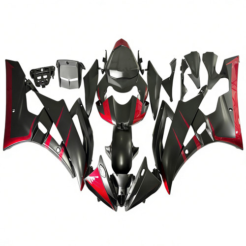 2006-2007 Yamaha YZF 600 R6 Injection Fairing Kit Bodywork Plastic ABS Amotopart Fairing #164