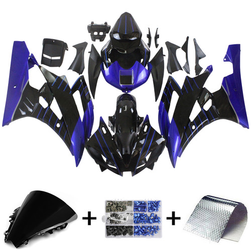 2006-2007 Yamaha YZF 600 R6 Injection Fairing Kit Bodywork Plastic ABS Amotopart Fairing #165