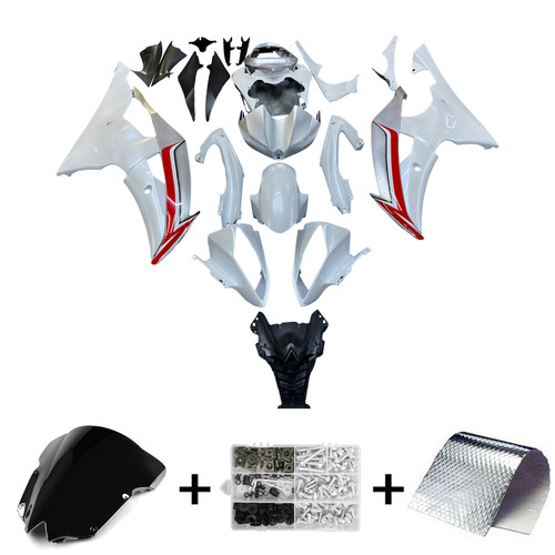 2008-2016 Yamaha YZF 600 R6 Injection Fairing Kit Bodywork Plastic ABS Amotopart Fairing #205