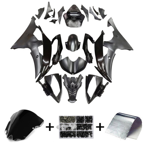 Injection Fairing Kit Bodywork Plastic ABS fit For Yamaha YZF 600 R6 2008-2016