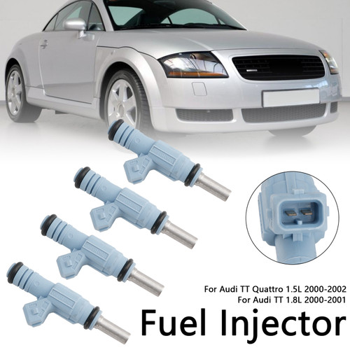 2000-2002 Audi TT Quattro 1.5L 4PCS Fuel Injector 0280155892 0280155893 Generic
