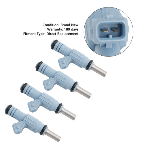 2000-2002 Audi TT Quattro 1.5L 4PCS Fuel Injector 0280155892 0280155893 Generic