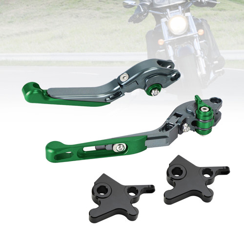 2016-2018 Piaggio MP3 300 350 Adjustable Clutch Brake Lever Green Generic