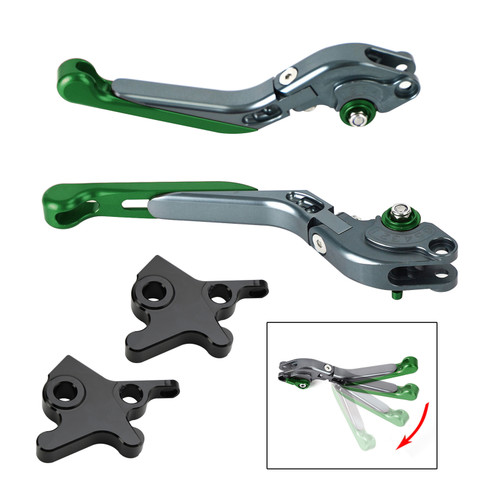 2016-2018 Piaggio MP3 300 350 Adjustable Clutch Brake Lever Green Generic