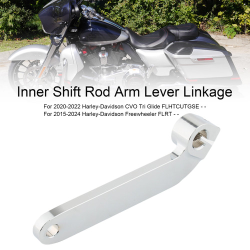 1984-2019 Road King FLH FLT FLRT Inner Shift Rod Arm Lever Linkage 1602-0868 Silver Generic
