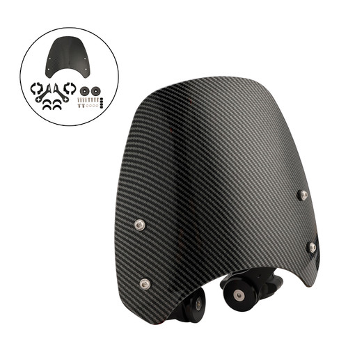 Bonneville Bobber Windshield WindScreen Carbon Generic
