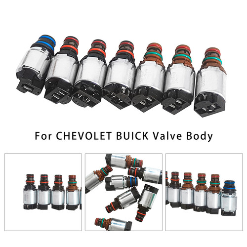 6T40 6T45 6T30 6T50 Gearbox 7*Transmission Solenoids For CHEVOLET BUICK Valve Body