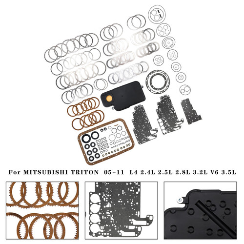 MITSUBISHI L200 00-11 L4 3.2L V6 3.5L New Transmission Master Rebuild Kit V4A51 R4A5