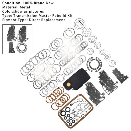MITSUBISHI MONTERO XLS 01-02 V6 3.5L New Transmission Master Rebuild Kit V4A51 R4A5