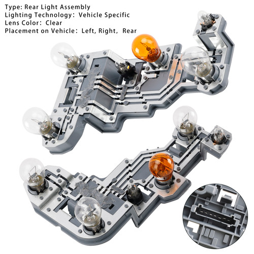 2007-2010 Mercedes-Benz S204 C-Class Estate LH+RH Rear Lamp Bulb Holder A2048201700 Generic