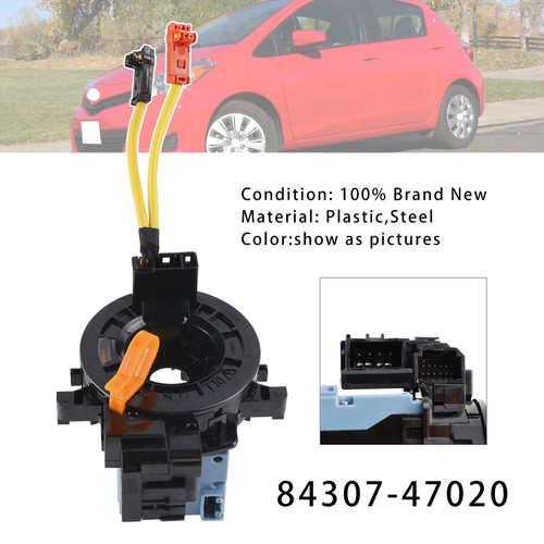 2012-2017 Toyota Yaris Prius Clock Spring with Angle Sensor 84307-47020 Generic