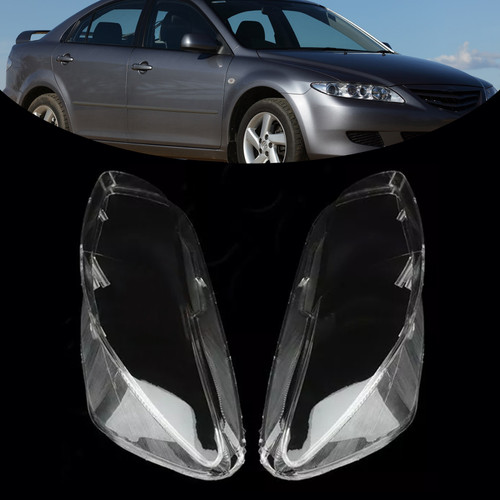 2003-2008 Mazda 6 2PCS Front Headlight Lens Cover LampShade Left&Right ADP10786301S Generic