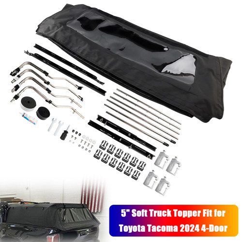 2024 Toyota Tacoma 4-Door 5" Soft Truck Topper Generic