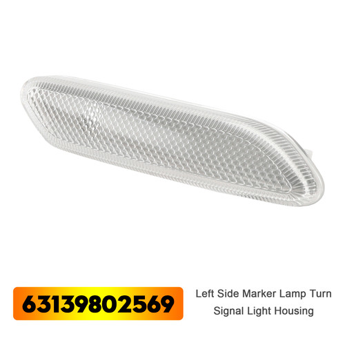 2012-2017 MINI R60 COUNTRYMAN R61 PACEMAN Left Side Marker Lamp Turn Signal Light Housing White Generic