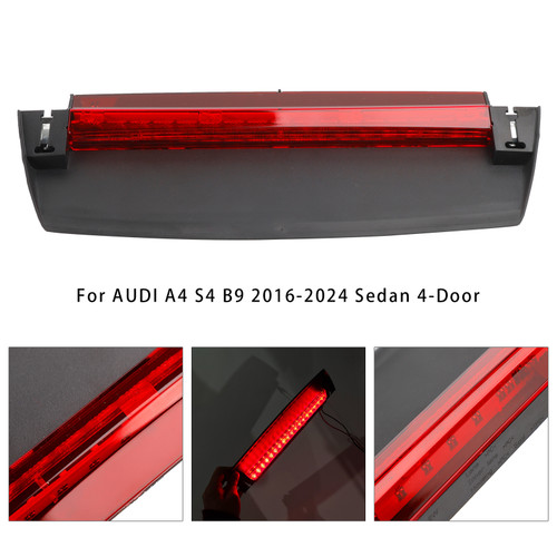 2016-2024 AUDI A4 S4 B9 Sedan 4-Door Rear Center High Mount Third Brake Light 8WD945097 Generic