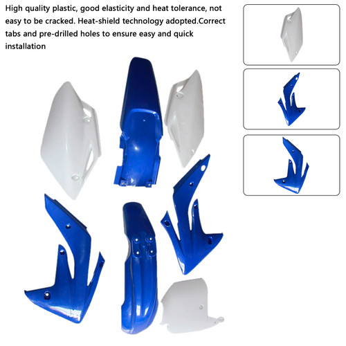 2007-2014 Honda CRF150R CRF150RB Body Plastic Kit Fender Fairing Blue Generic
