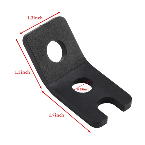 2008-2023 Polaris RZR Rear Backup LED Whip Flag Light Pod Mount Brackets Generic