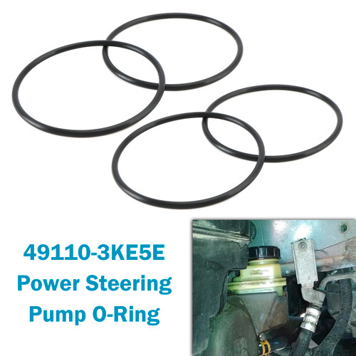 2013-2020 Nissan Pathfinder with Electrohydraulic power steering pump 4PCS Power Steering Pump O-Ring Generic