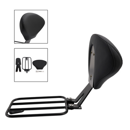 2024-2025 Kawasaki Eliminator 500 Driver Sissy Bar Backrest Black Generic