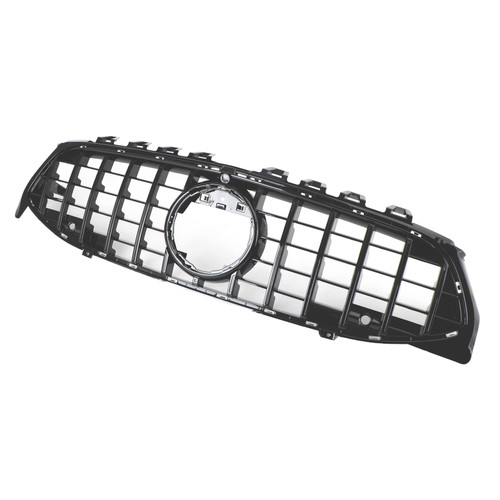 AMG logo Black Front Bumper Grille Grill Fit Mercedes CLA Class W118 C118 2020-2024 GTR