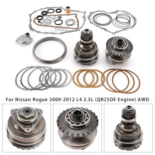 2007-2012 NISSAN Altima Rogue Sentra Transmission CVT Pulley 30T W/Belt+Chain £¦ Rebuild Kit RE0F10A JF011E Generic