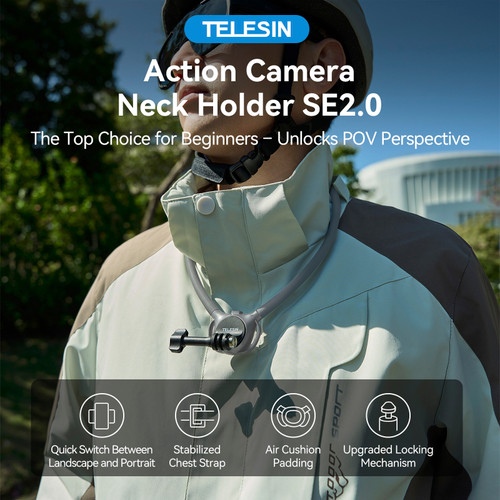 Upgraded Two in One Magnetic Neck Halter Anti-Slip Air Cushion Padding Camera