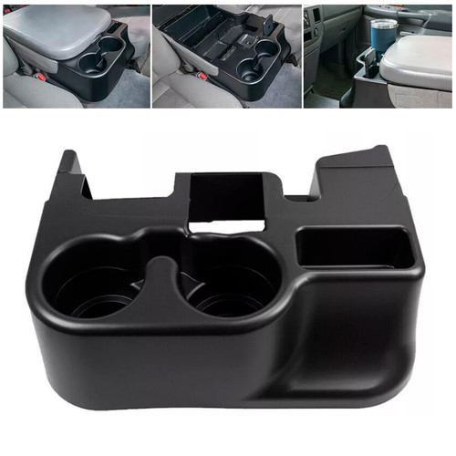 2010-2012 Dodge Ram 1500/ 2500/ 3500(NON-LARAMIE) Center Console Cup Holder Matte Black Generic