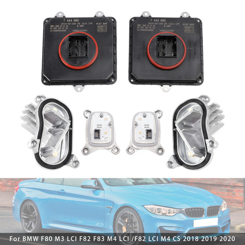 2018-2020 BMW M3 M4 F80 F82 F83 LCI Adaptive LED Headlight Control Module 63117493229 Generic