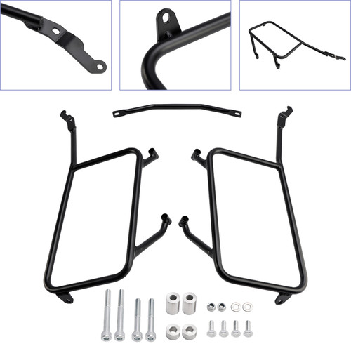 2023-2025 BMW R1300GS Luggage Rack Side Saddle Bag Mount Bracket Black Generic