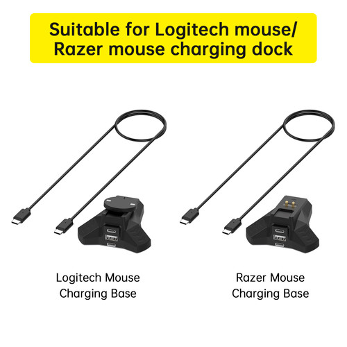 Wireless Mouse Charging Base Charger For Logitech Mouse G ProX Superlight 2/G