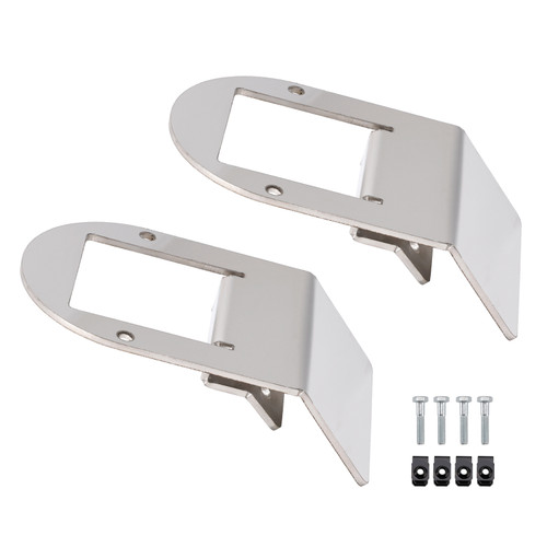 2PCS Watermelon Under Glow Frame Bracket Universal Clamp Style Mount For Truck