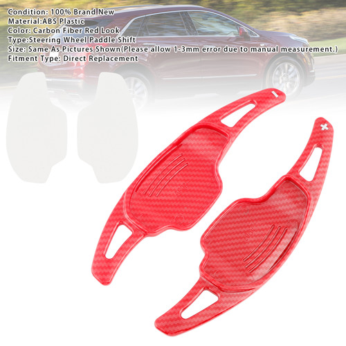 2011-2018 Buick Regal GS LaCrosse verano GL8 Carbon Look Steering Wheel Paddle Shifter Extensions Generic