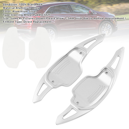 2011-2018 Opel Insignia OPC Steering Wheel Paddle Shifter Extensions Aluminium Silver Generic