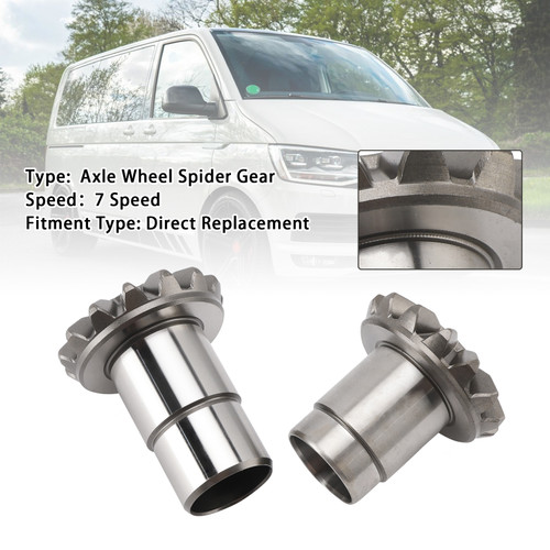 2011-2018 VW Tiguan 5N T5/T6 Pair 0BT 0BH DQ500 DQ381 FWD 7 Speed Axle Wheel Spider Gear U2GBK102 Generic