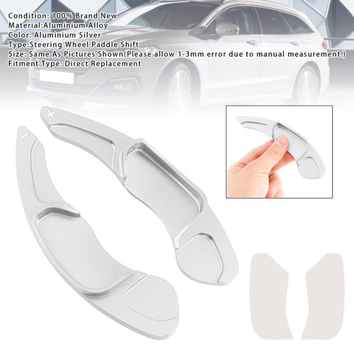 2013-2020 Ford Mondeo Taurus Edge Steering Wheel Paddle Shifter Extensions Aluminium Silver Generic