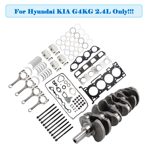 2013-2023 Hyundai iload iMax KIA G4KG 2.4L Engine Overhaul Rebuilding Kit w/Crankshaft Con Rods