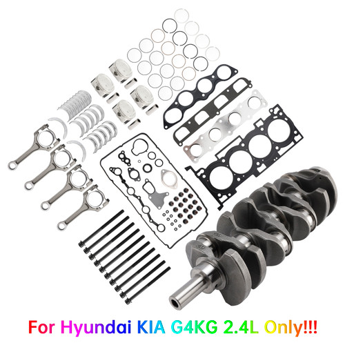 2013-2023 Hyundai iload iMax KIA G4KG 2.4L Engine Overhaul Rebuilding Kit w/Crankshaft Con Rods