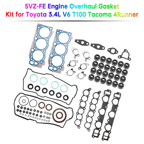 1995–2004 Toyota Hilux Engine Overhaul Gasket Kit 5VZ-FE Generic