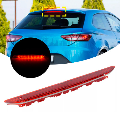 2011-2016 SEAT Leon/Leon SC/Leon ST 5F Lens High Level Brake LED Light Rear 3rd Stop 5F0945097 Red Generic