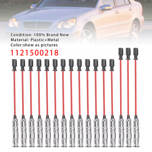 1998-2005 Mercedes-Benz CLK320 16pcs Spark Plug Ignition Wire Set 1121500218 Generic