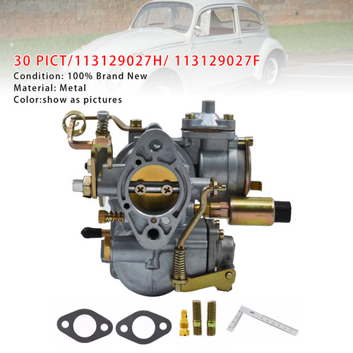 1956-1966 Volkswagen Karmann Ghia 30 PICT-1 Carburetor 1 Barrel 113129027H Generic