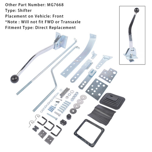 1960-1986 Oldsmobile TH250, 350,400 (Except Toronado) Automatic Floor Shifter Conversion Kit 7668 Universal