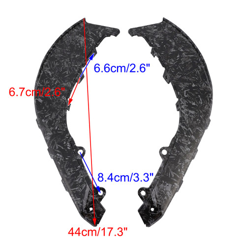 2021-2024 Aprilia RSV4 Upper Fairing Side Panels Forged pattern Generic