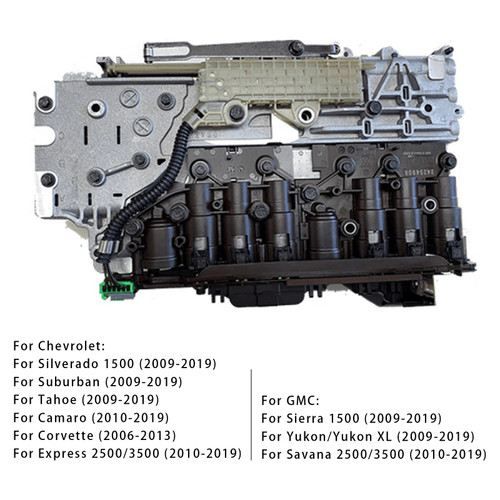 2010-2019 GMC Savana 2500/3500 Valve Body+Transmission Control Module & Solenoid 6L80 6L80E Generic