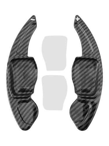ショウ Volkswagen Magotan R20 Carbon Look Steering Wheel Paddle Shifter
